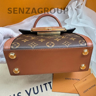 Louis Vuitton Daphne Monogram Handbag Shoulder Bag Brown Women