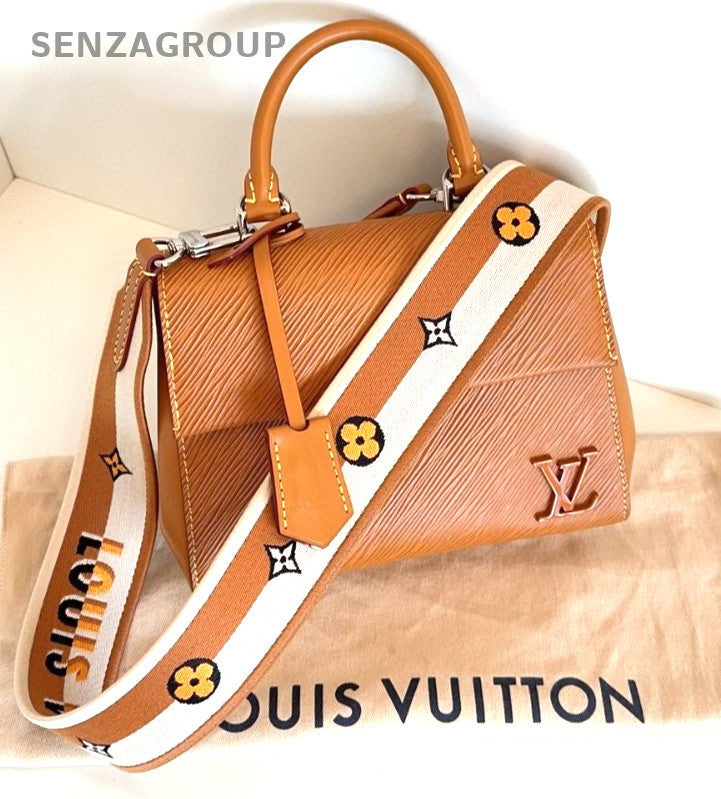 Louis Vuitton Cluny BB caramel color Epi Top Handle 2way Shoulder bag Women