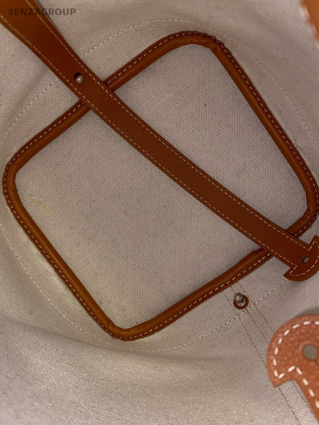 Goyard Petit Flot PM Bucket Shoulder Bag Brown Silver Used Women Classic