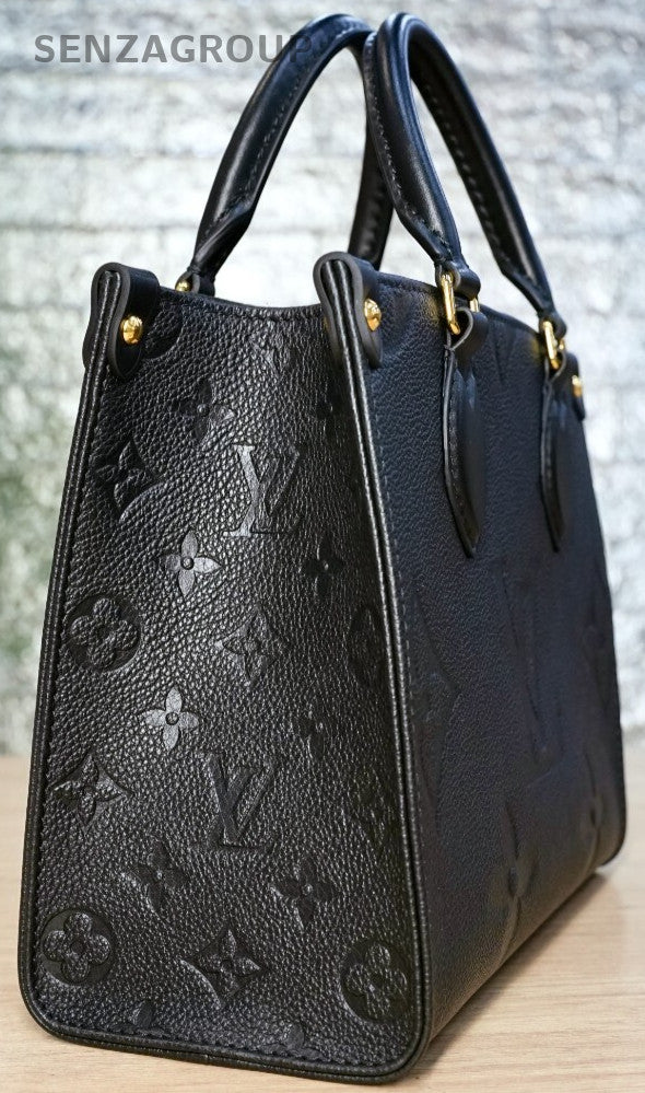 LOUIS VUITTON  Empriente Monogram M45595 Black ON THE GO PM chip version