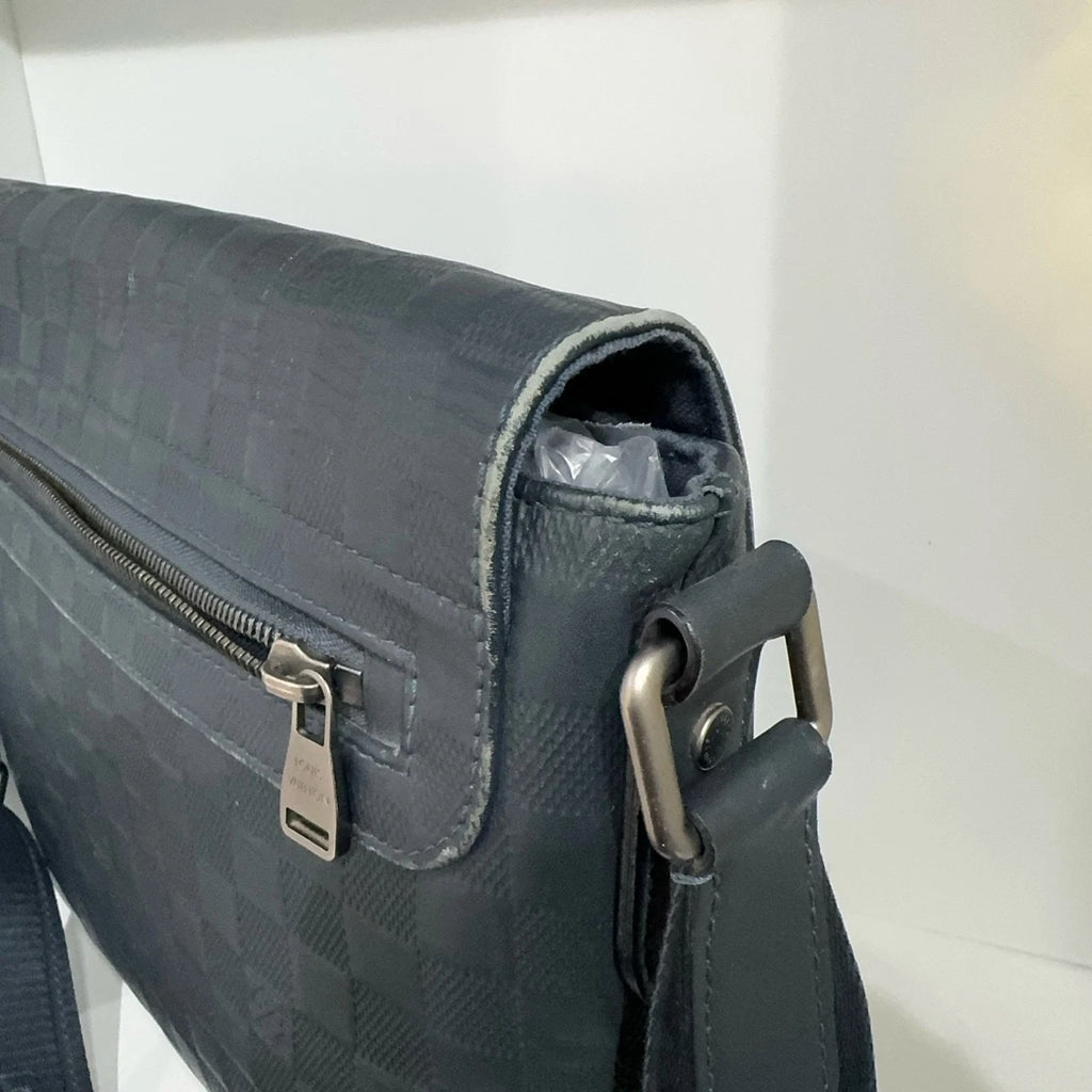 Louis Vuitton Blue Damier Canvas Crossbody Shoulder Bag For Women