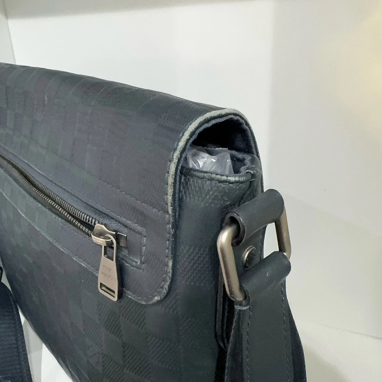 Louis Vuitton Blue Damier Canvas Crossbody Shoulder Bag For Women