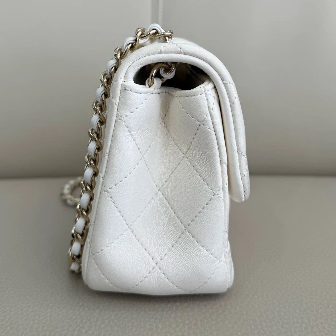 CHANEL CF Square Lambskin Shoulder Crossbody Bag For Women