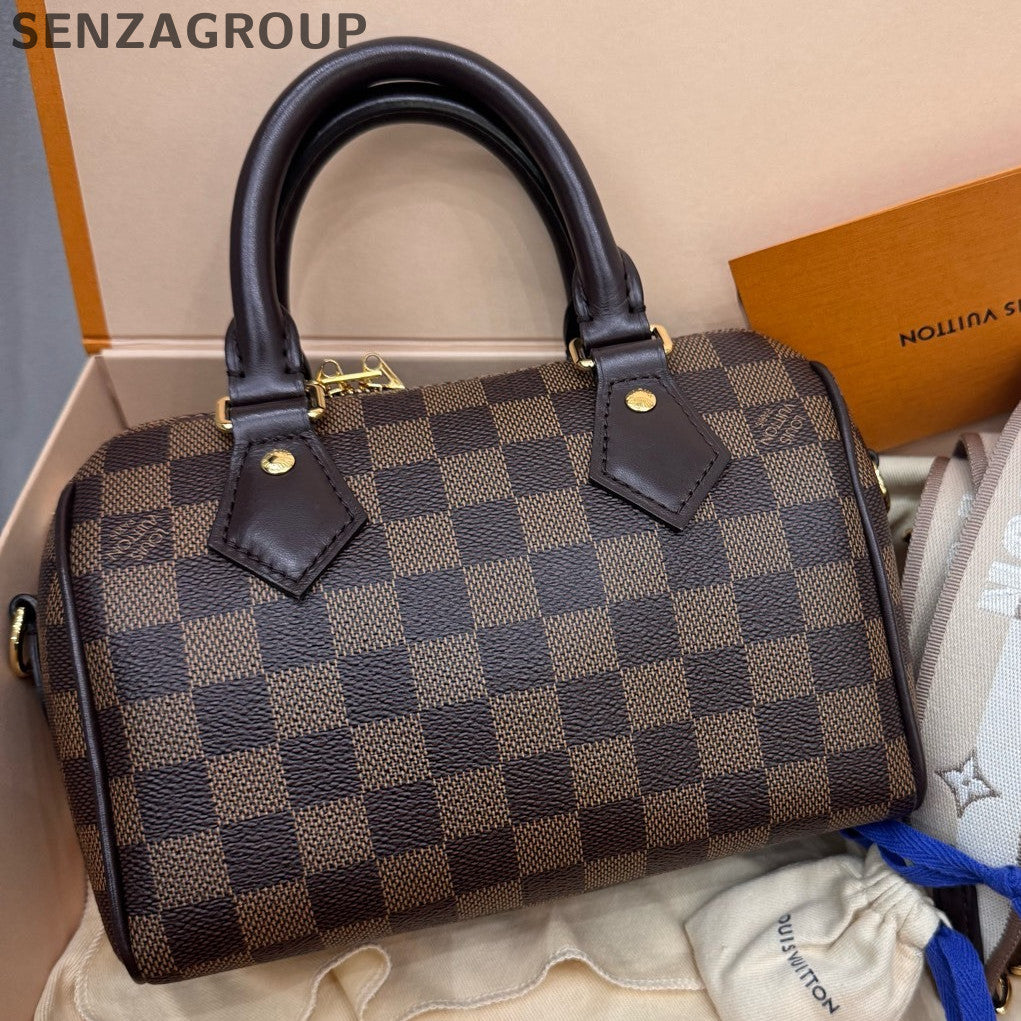 Louis Vuitton Damier Ebene Speedy 20 Handbag - Classic Women's Bag