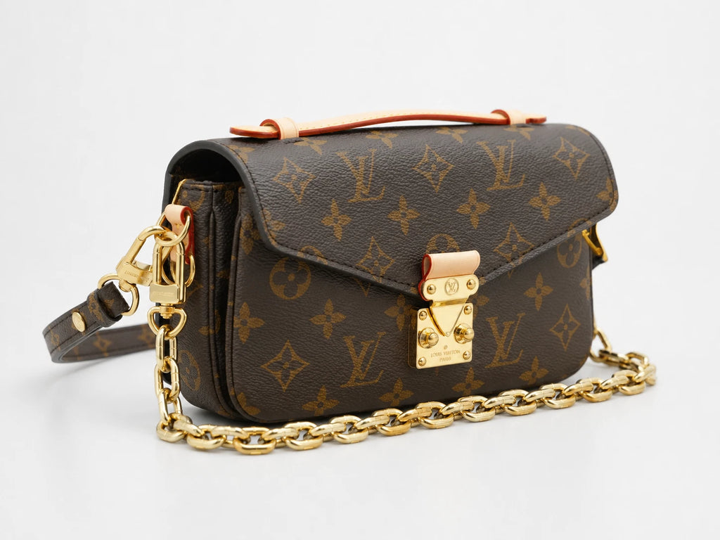 Louis Vuitton Pochette Metis East West Monogram Chain 2way Handbag Shoulder Bag