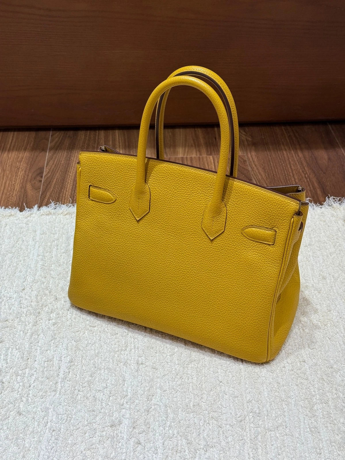 Hermes Birkin30 Yellow Gold Hardware Handbag For Women