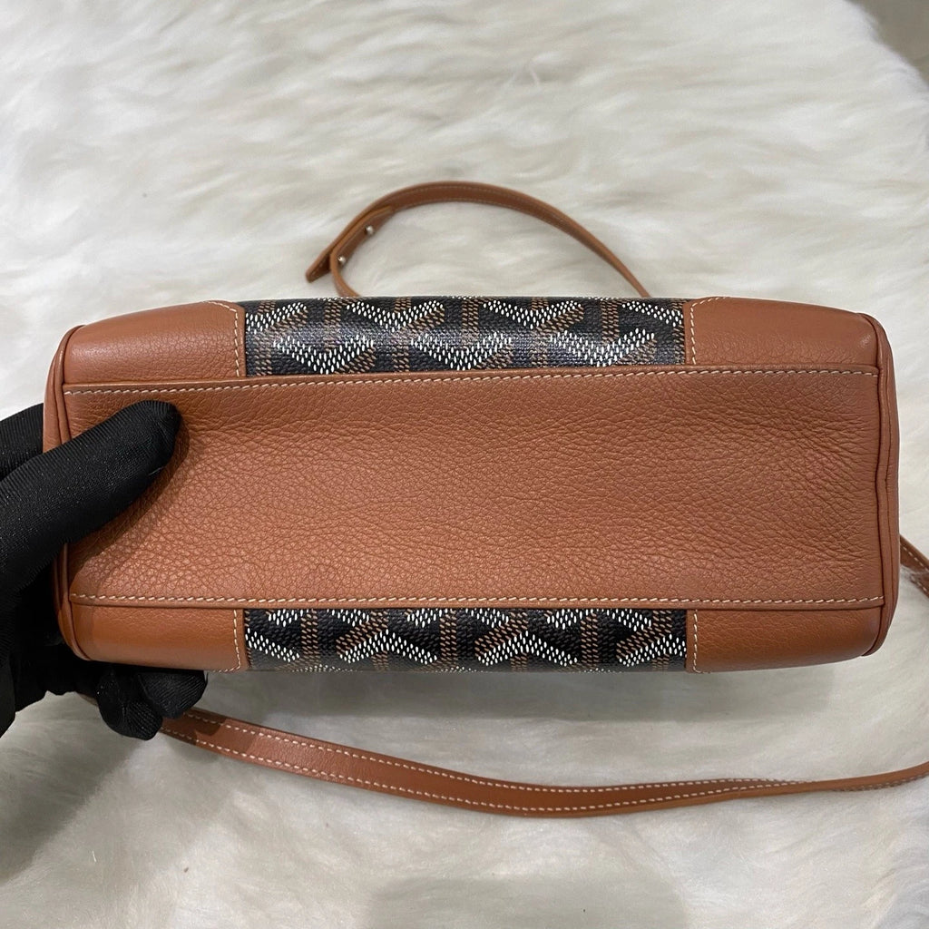 Goyard Mini Saigon Bag Brown Monogram Handbag Crossbody Classic Women