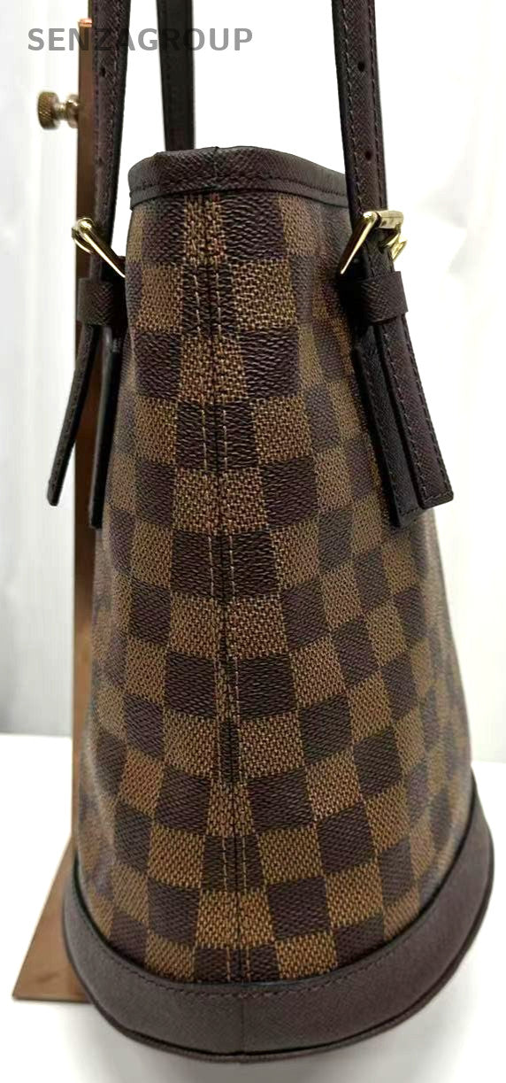 Louis Vuitton Damier Monogram Bucket Shoulder bag Brown Vintage with Subpackage