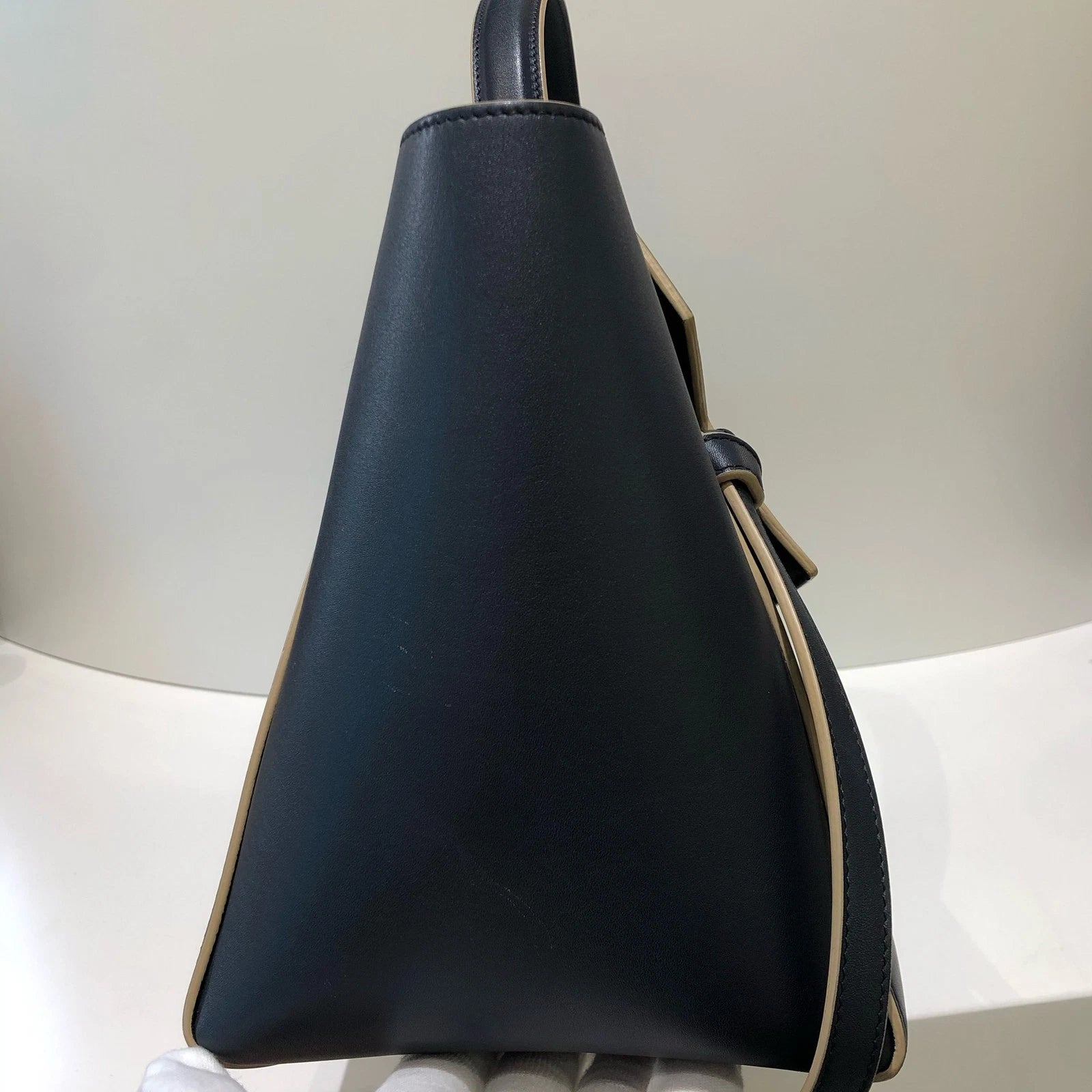 CELINE Mini Belt Bag Top Handle Bag Crossbody For Women