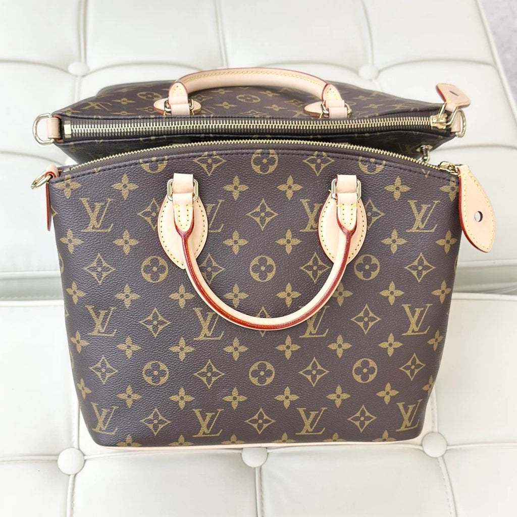 Louis Vuitton Neo Lockit PM Monogram Tote Top Handle Crossbody Bag Women S