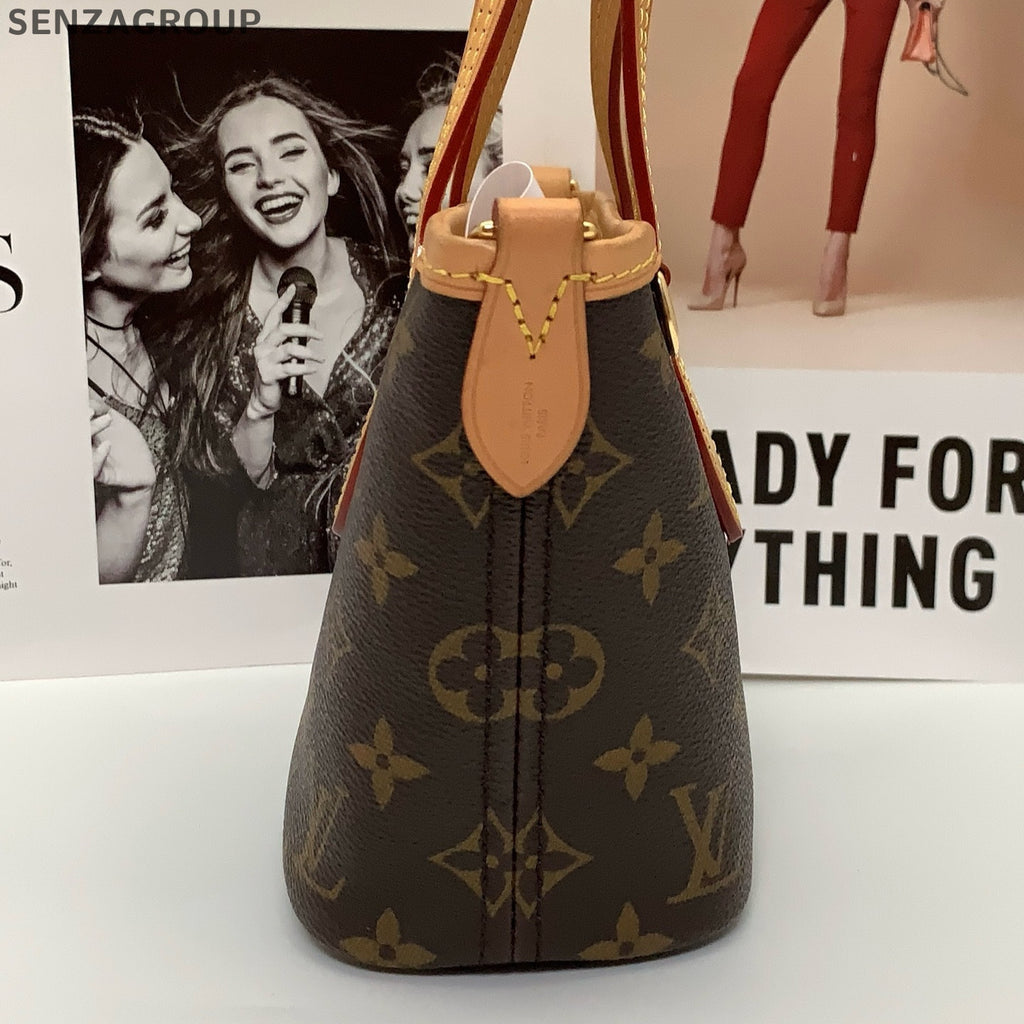 Louis Vuitton Neverfull BB Monogram Brown Handbag - Classic Women's Tote