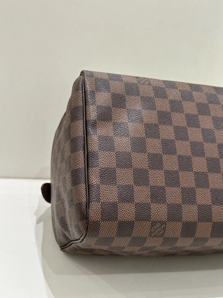 Louis Vuitton Brown Canvas Speedy30 Handbag For Women