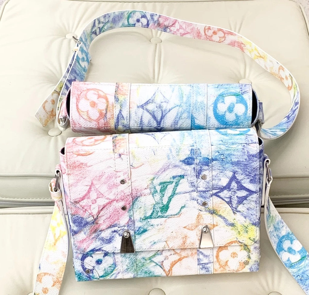 Louis Vuitton Trunk Monogram Calfskin Message Bag Shoulder Bag Crossbody Women S