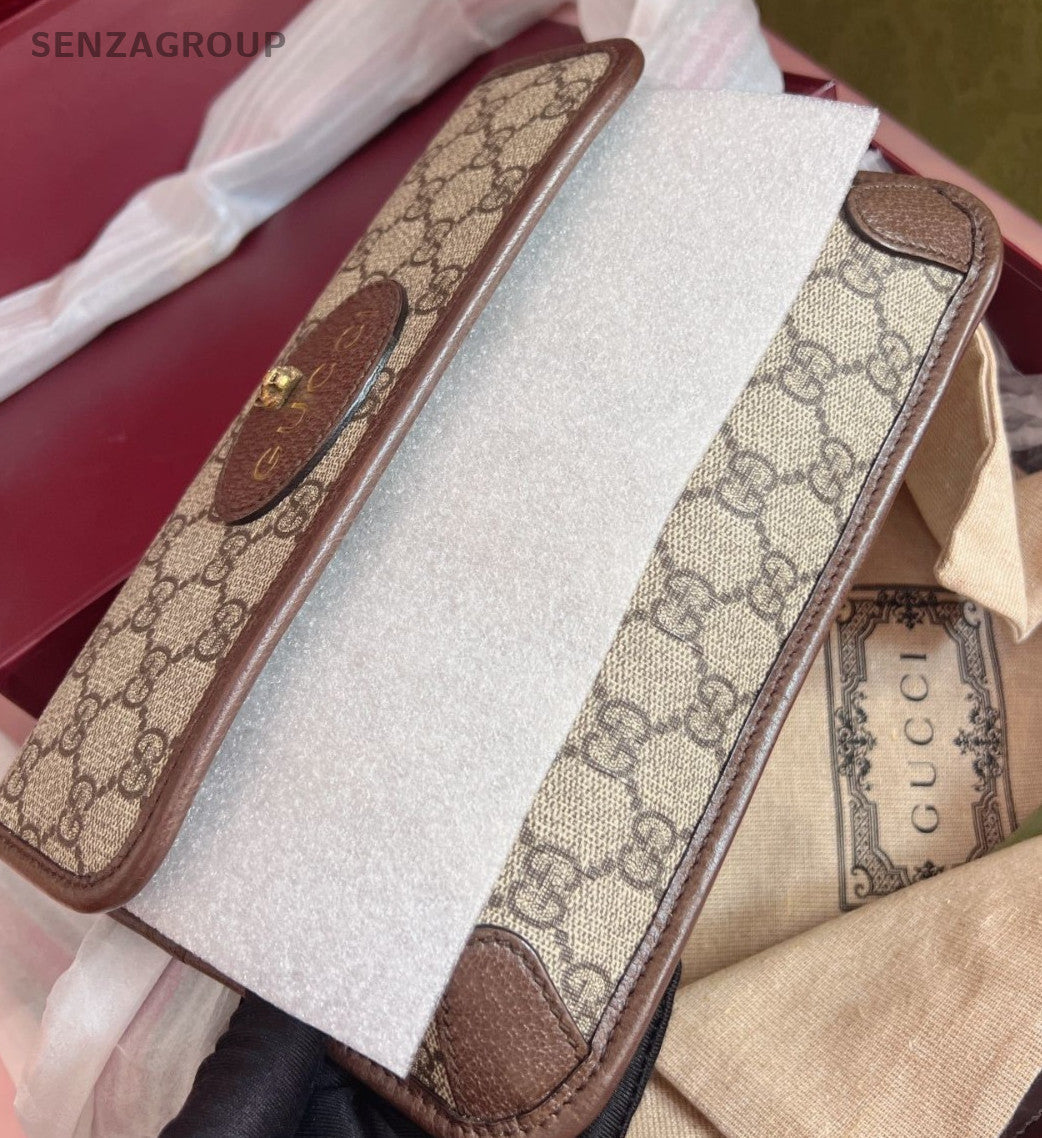 GUCCI 2ways Crossbody Shoulder Bag Brown Almost Brand new