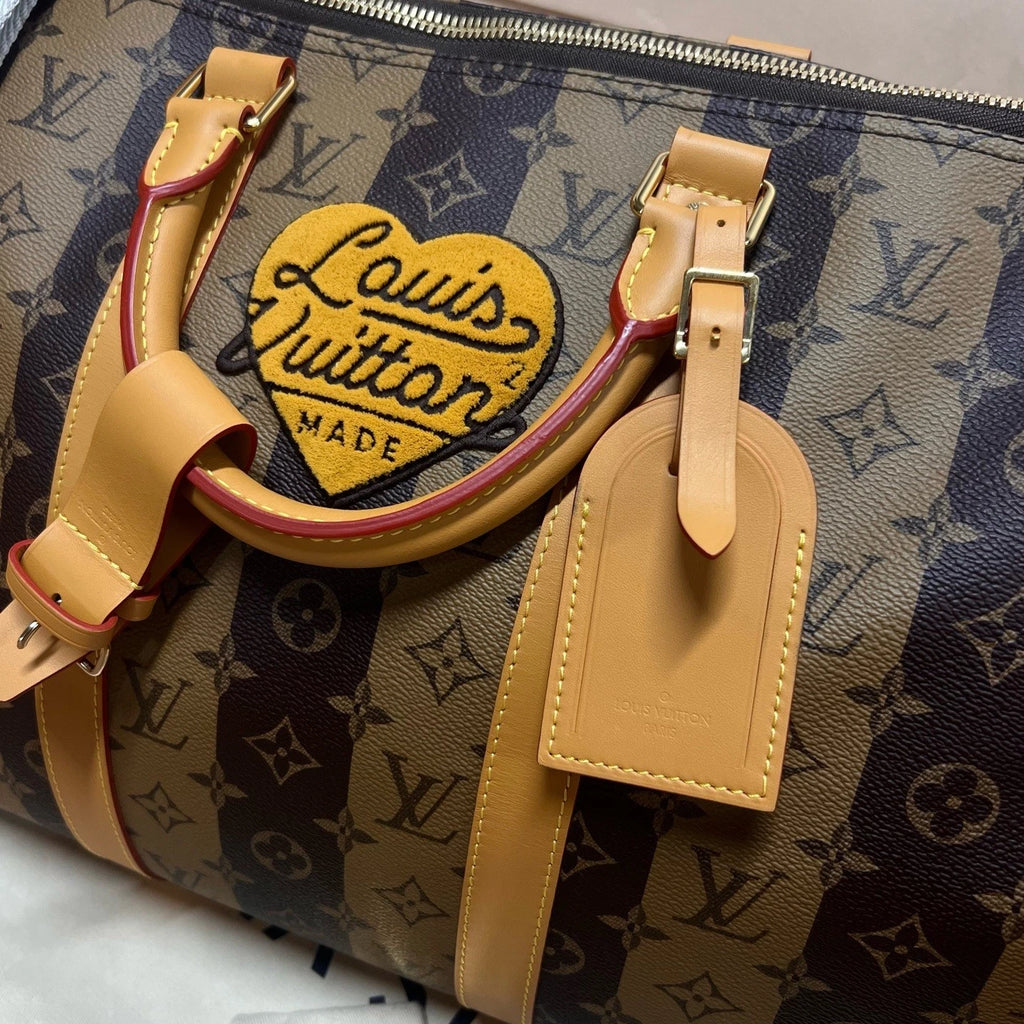 Louis Vuitton x NIGO Keepall50 Canvas Handbag For Women