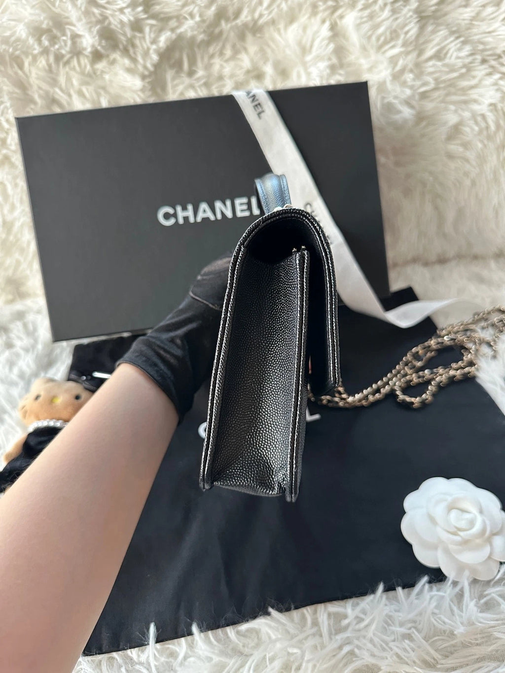 Chanel 3-in-1 Grained Calfskin Backpack Shoulder Handbag For Women