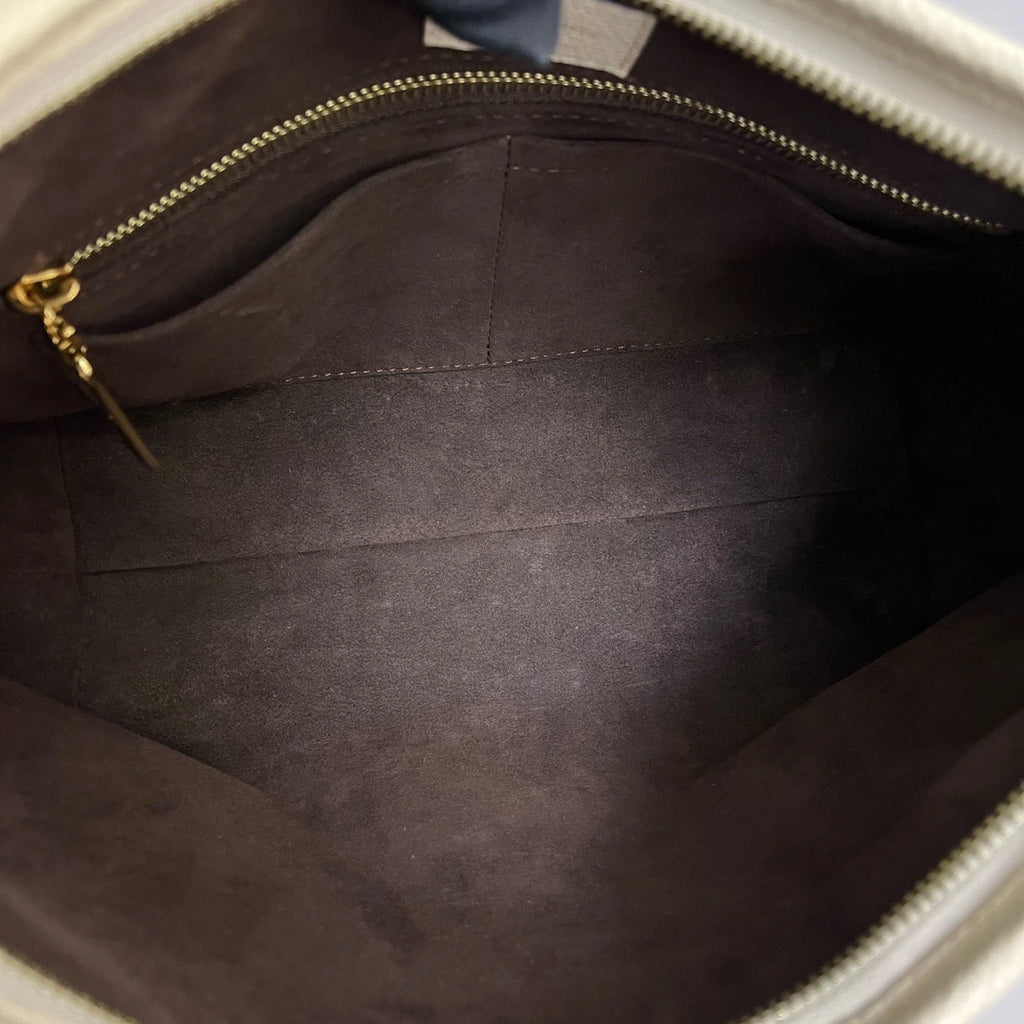 Louis Vuitton Carryall Gold Beige Shoulder Bag Crossbody Excellent