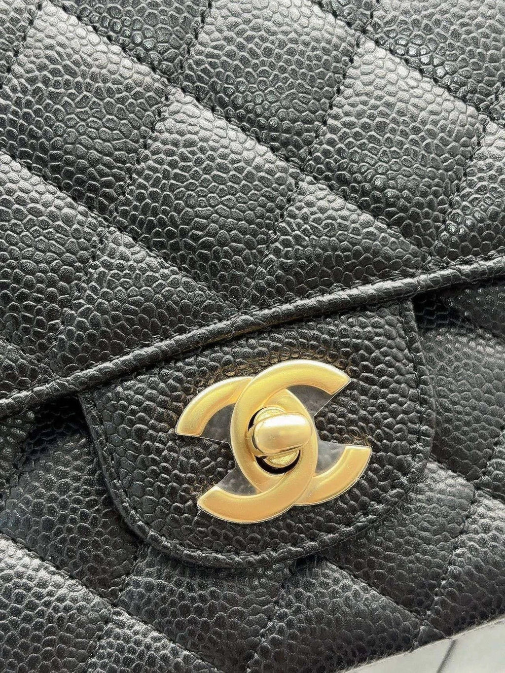 Chanel CF Medium Black Leather Shoulder Bag For Women