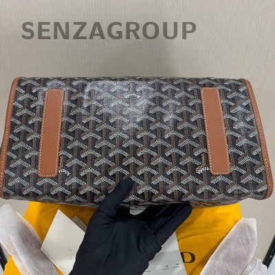 Goyard Saint Legar Backpack - Classic Brown Monogram Silver Hardware Unisex