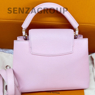 Louis Vuitton Capucines BB Pink Handbag Shoulder Bag Women's Classic
