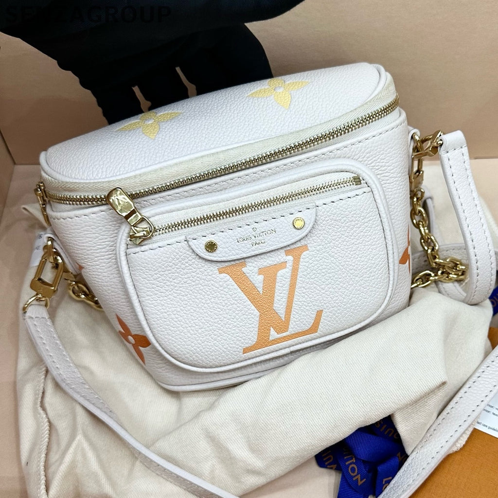Louis Vuitton Mini Bumbag in White - Classic Women's Crossbody Bag
