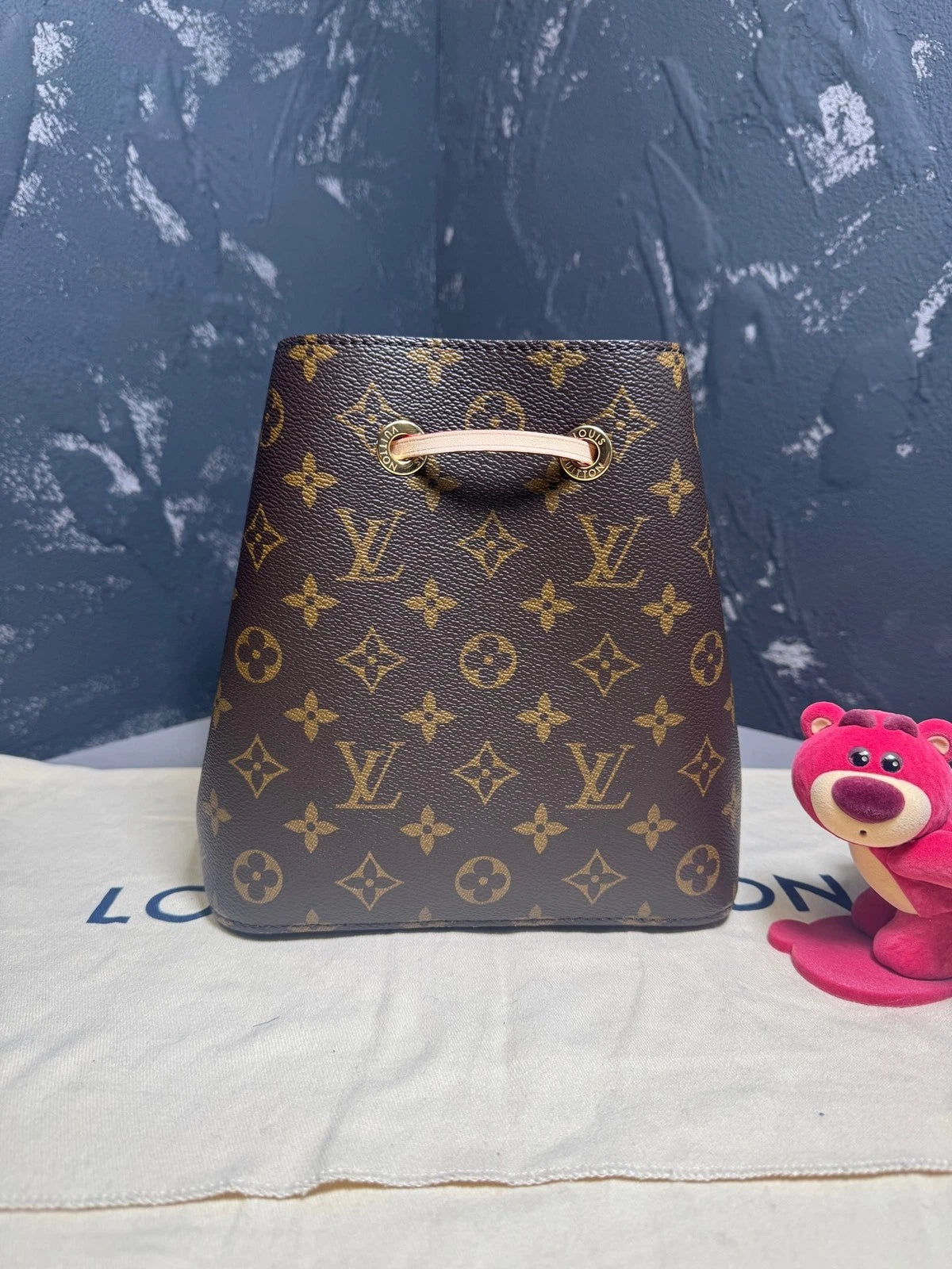 Louis Vuitton Neo Noe Canvas Mini Bucket Bag For Women