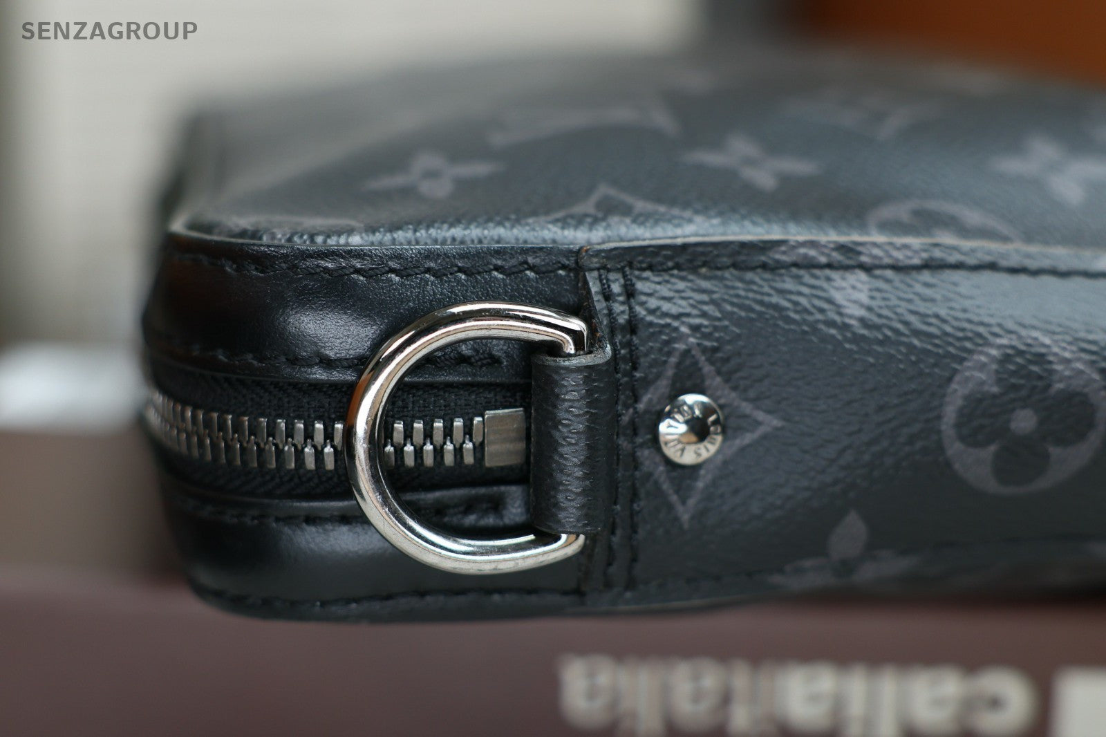 Louis Vuitton Monogram Crossbody Shoulder Bag Black