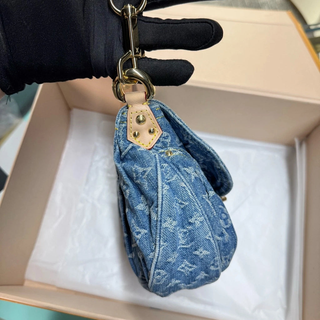 Louis Vuitton Blue Denim Sunset Shoulder Bag For Women