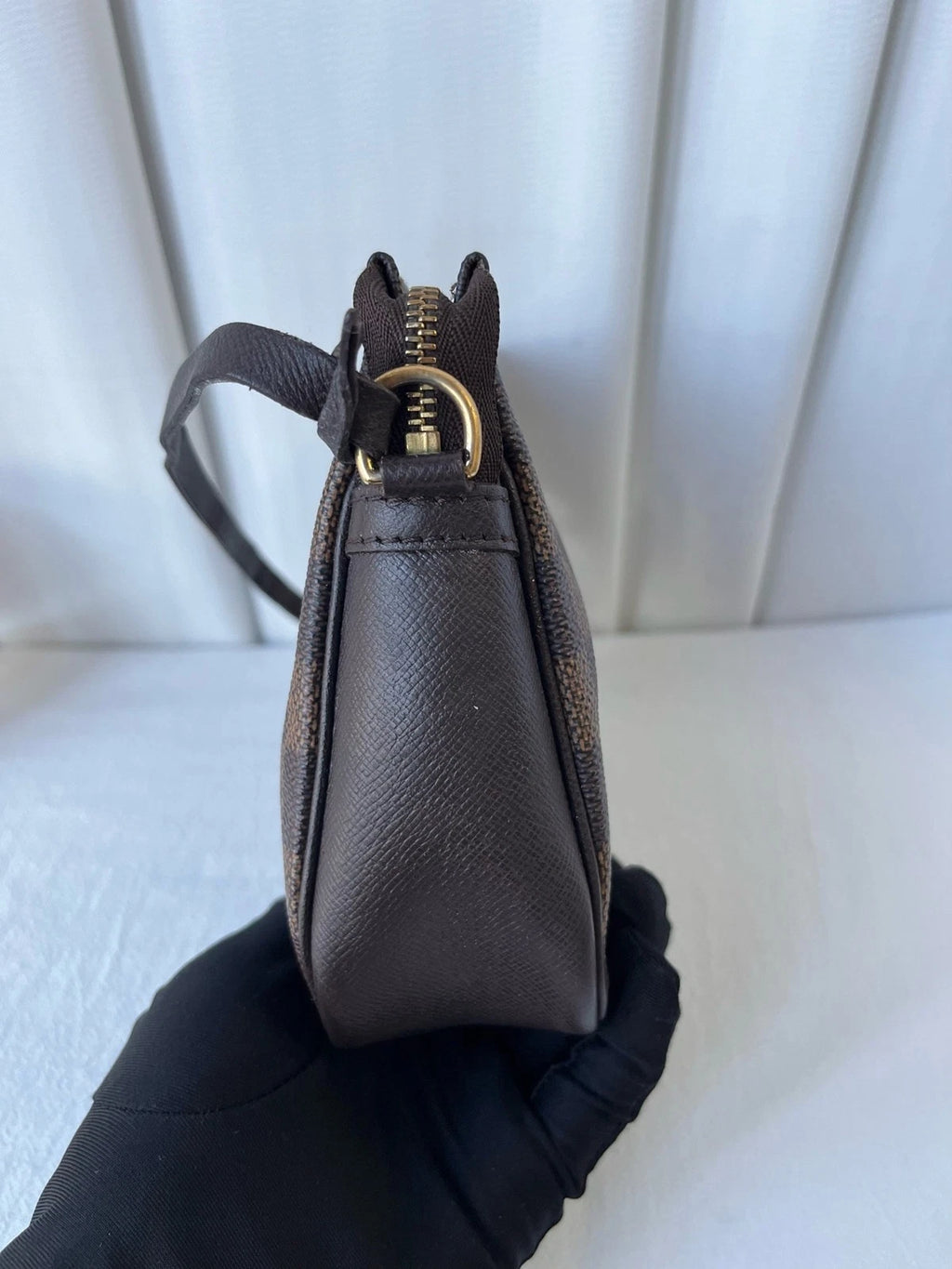 Louis Vuitton Brown Canvas Handbag Shoulder Bag For Women