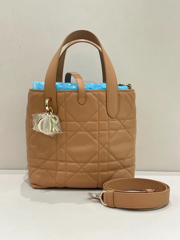 Dior Toujours Small Vertical Tote Top Handle Bag For Women