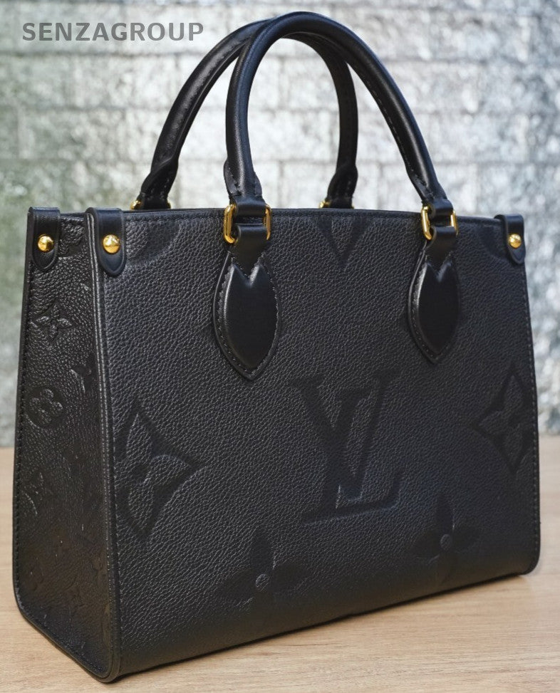 LOUIS VUITTON  Empriente Monogram M45595 Black ON THE GO PM chip version