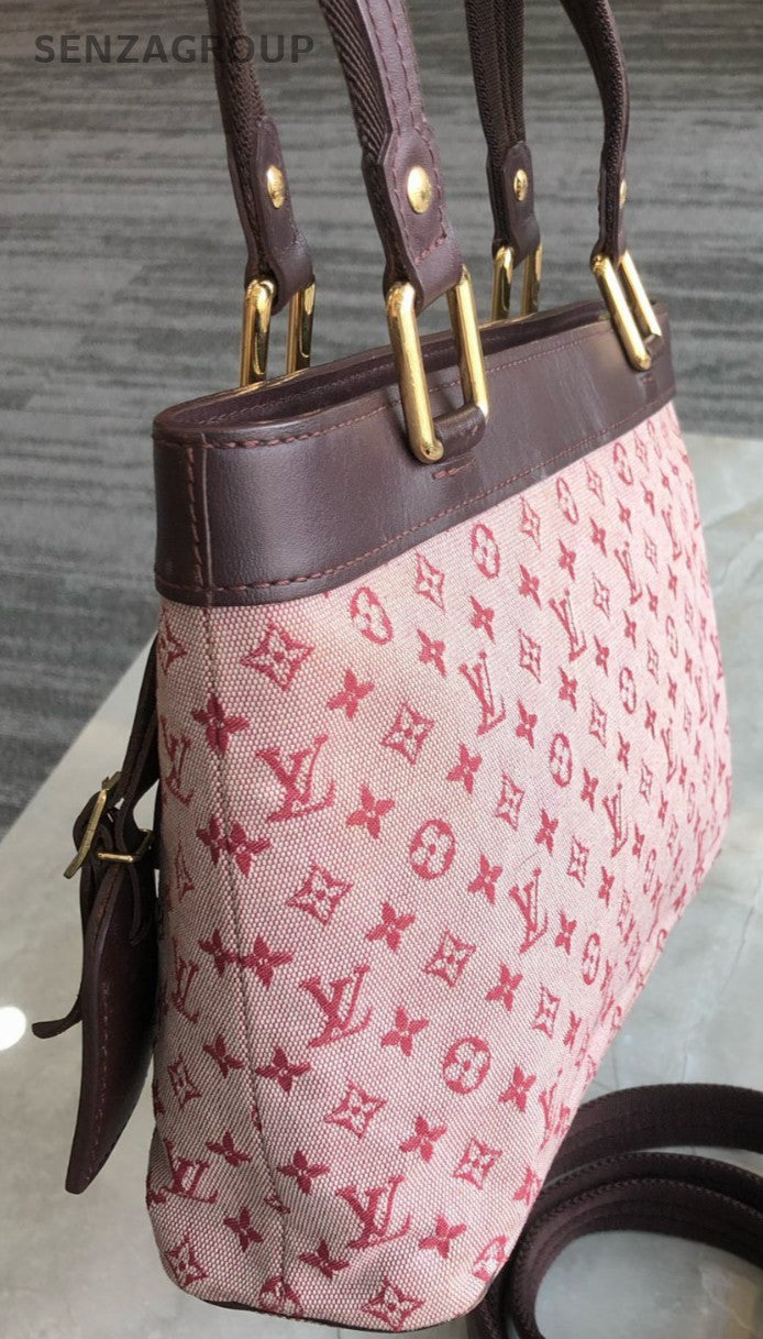 Louis Vuitton Denim Monogram Top Handle 2way Handbag Shoulder bag Pink Women