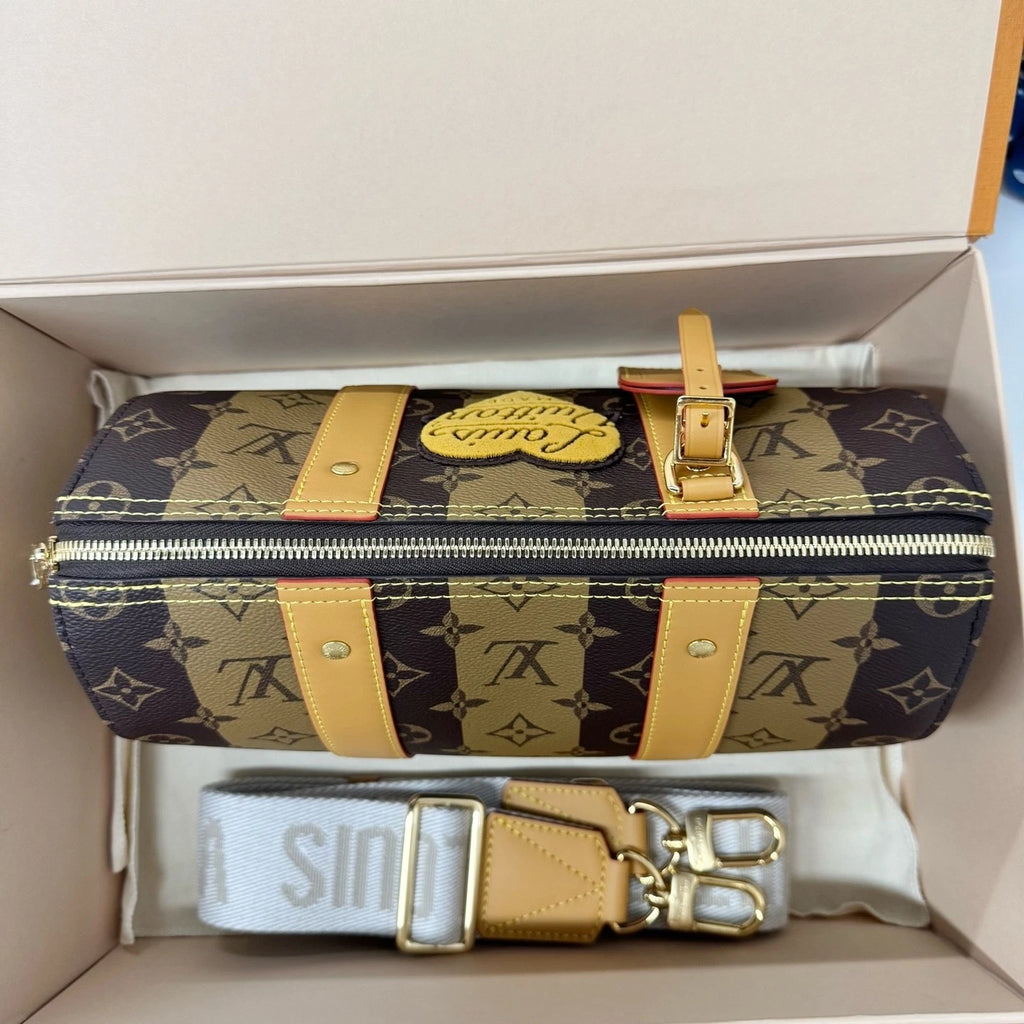 New Louis Vuitton x Nigo Keepall City Canvas Handbag For Women