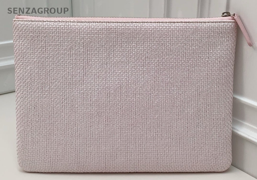 Chanel  Deauville Clutch Bag Pink Used Women Designer