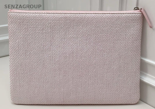 Chanel  Deauville Clutch Bag Pink Used Women Designer