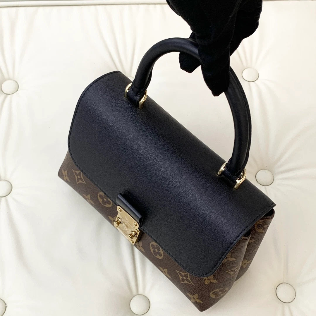 Louis Vuitton Madeleine BB Monogram Top Handle Crossbody Bag Brown Women S