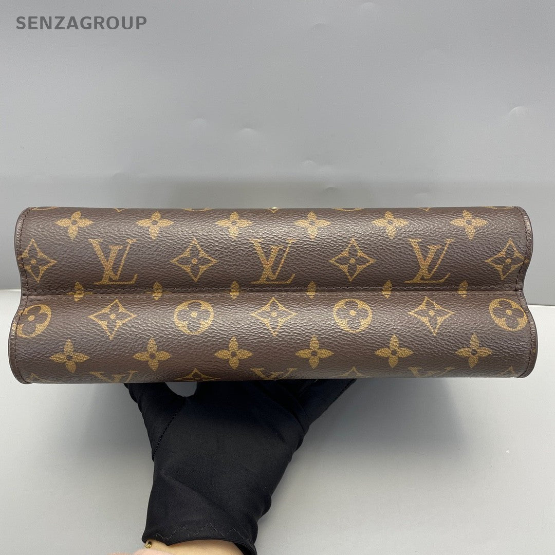 Louis Vuitton Victoire Monogram Chain Strap Shoulder bag Brown Blue Women M41730