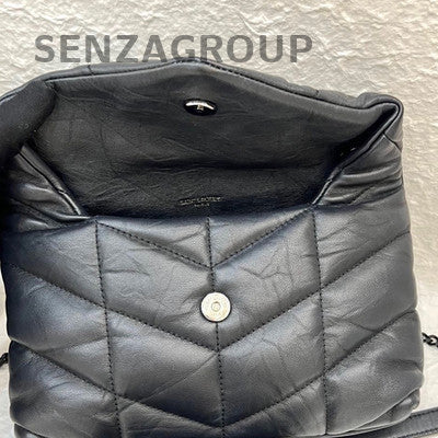 Saint Laurent Soblack Puffer Toy Small Chain Shoulder Bag - Classic Women's