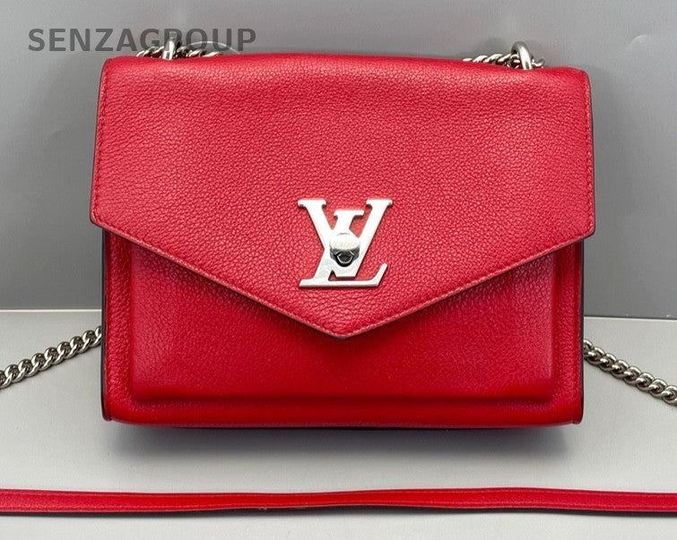 Louis Vuitton Lockme MM Chain Strap Shoulder bag Red Women