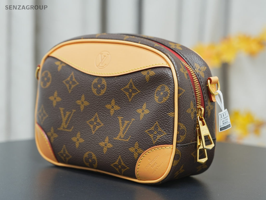 Louis Vuitton M45528 Monogram Canvas Deauville Handbag Crossbody bag Brown