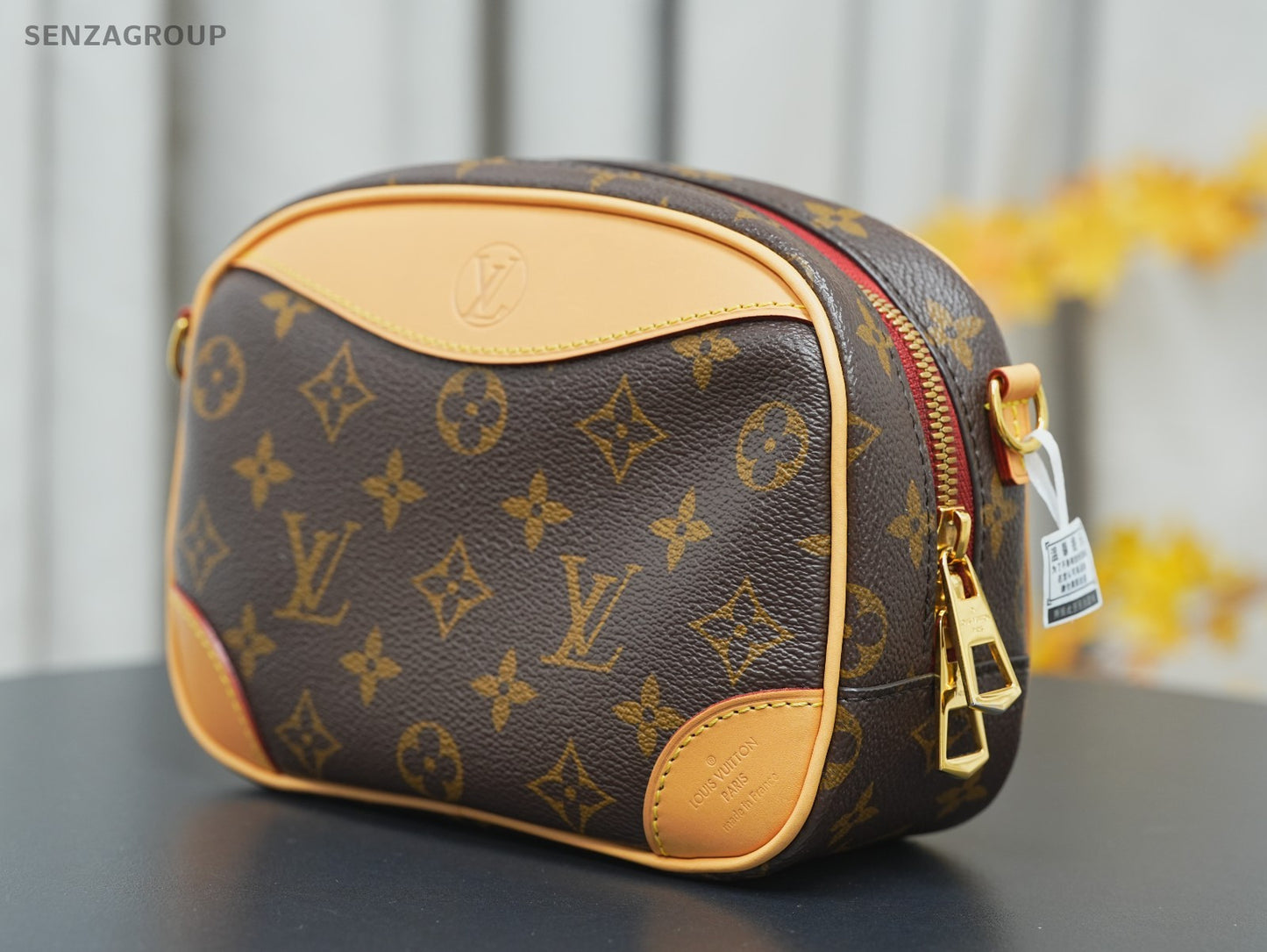 Louis Vuitton M45528 Monogram Canvas Deauville Handbag Crossbody bag Brown