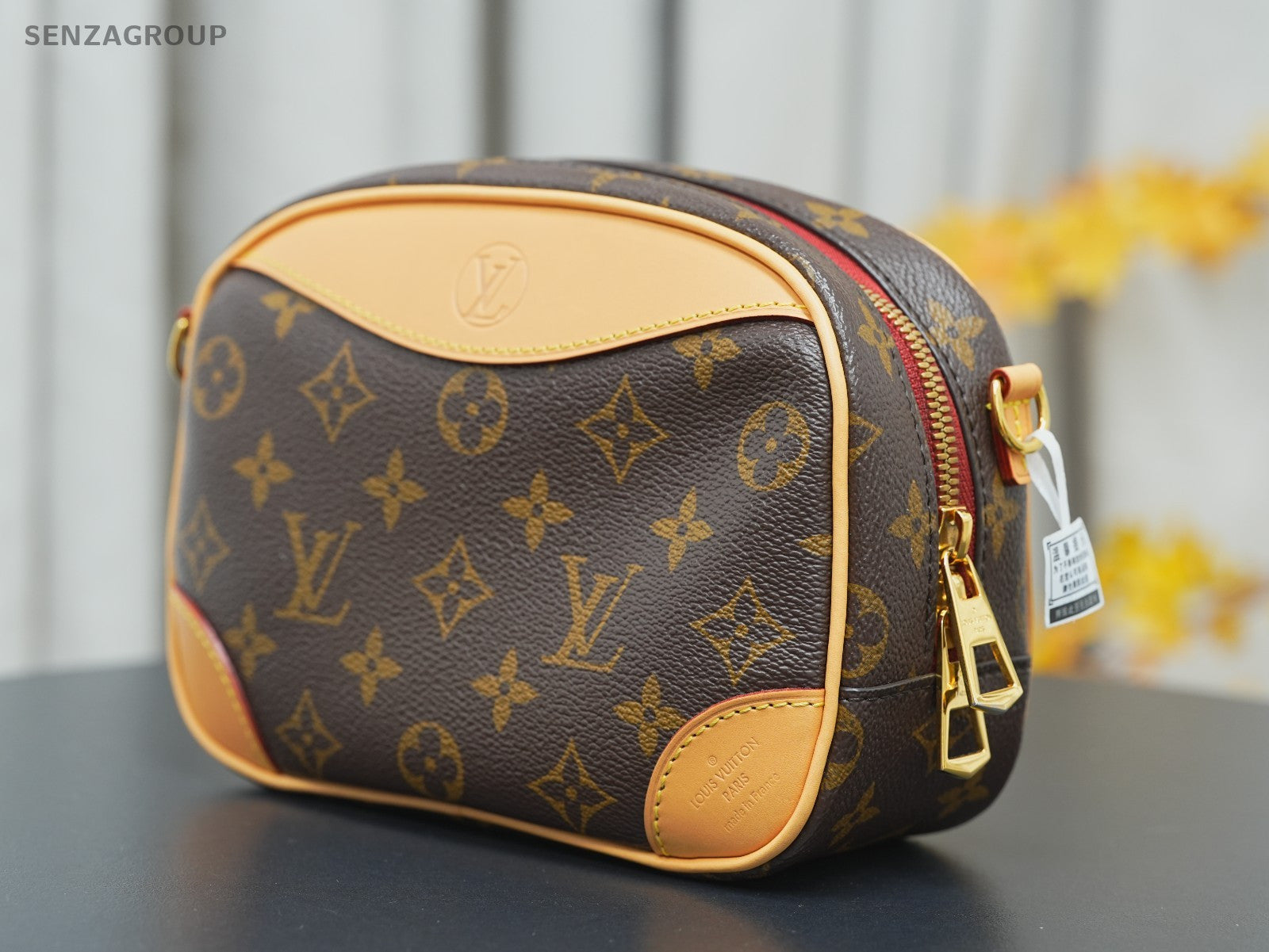 Louis Vuitton M45528 Monogram Canvas Deauville Handbag Crossbody bag Brown