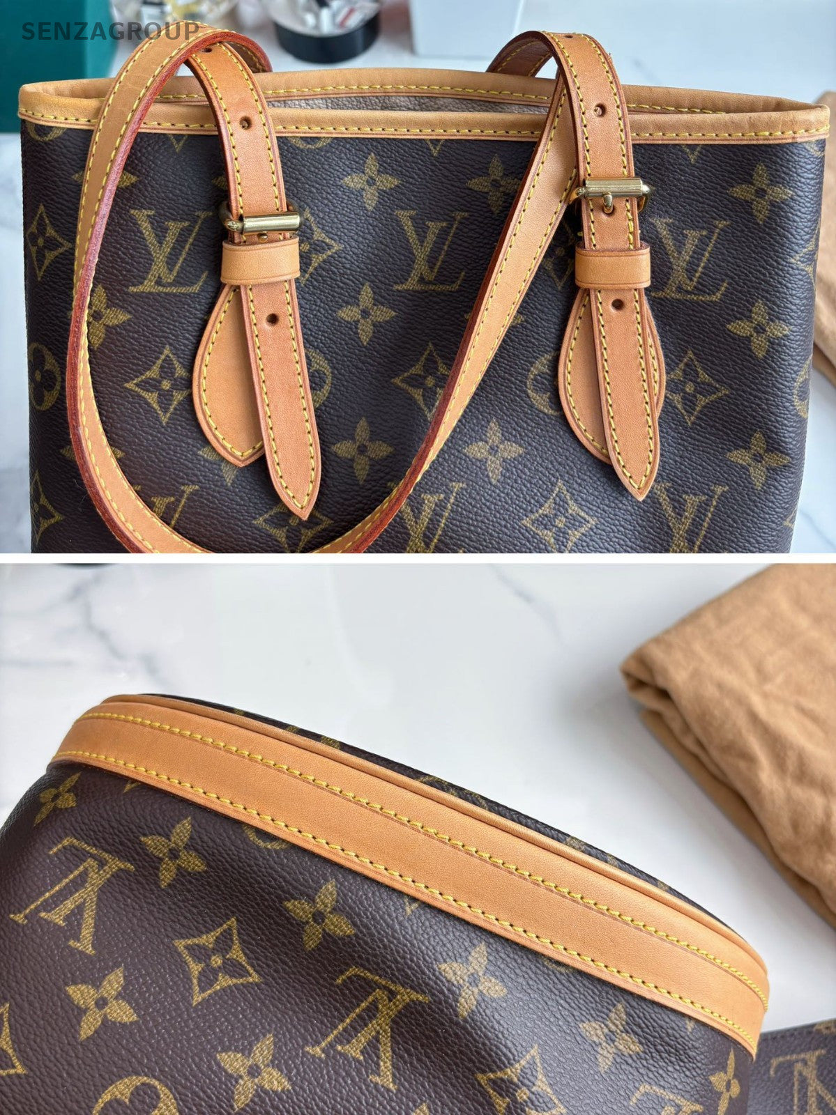 Louis Vuitton Monogram Bucket bag PM Vintage Collection level M42238
