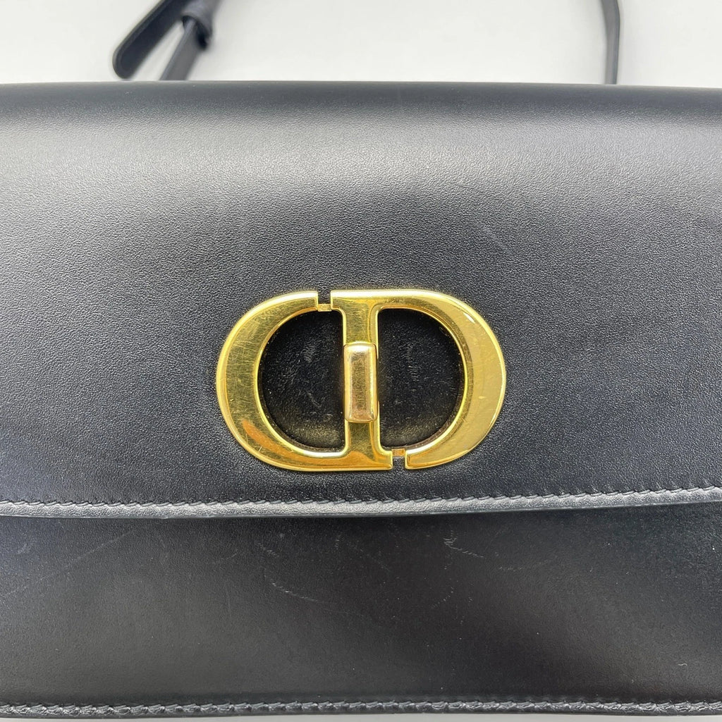 Dior Montaigne30 Chain Shoulder Bag Black For Women