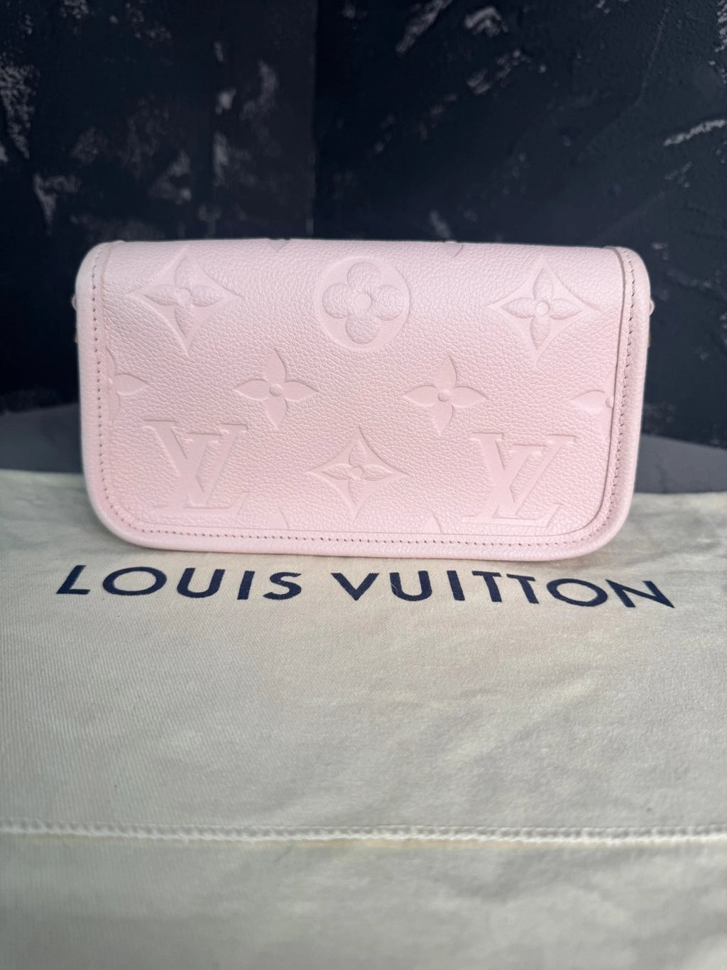 Louis Vuitton Nano Baguette Pink Shoulder Bag For Women