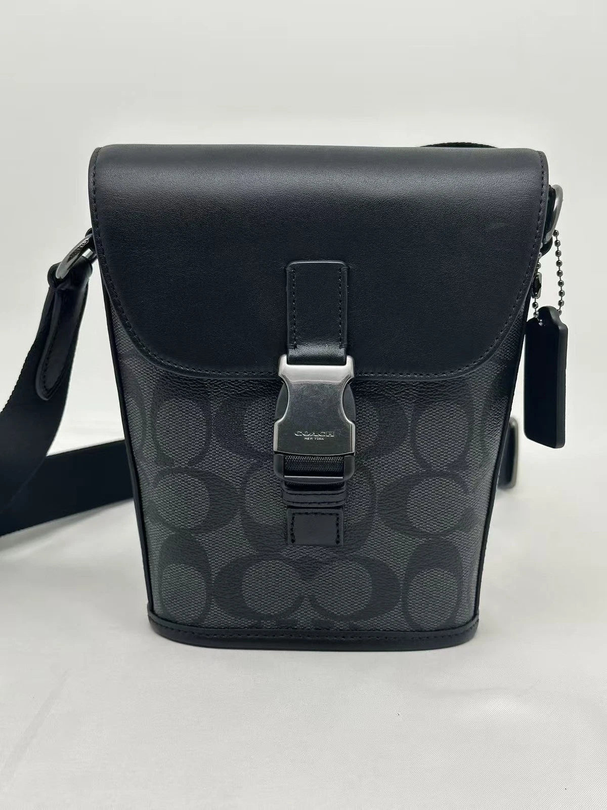 Coach Women Leather Small French Fry Crossbody Bag