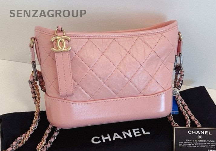 CHANEL Gabrielle Chain Sakura Pink Gold Shoulder bag Crossbody