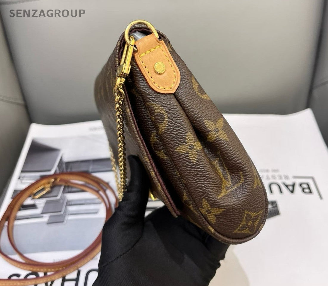 Louis Vuitton Favourite MM Monogram 2WAY Chain Shoulder bag Crossbody Women
