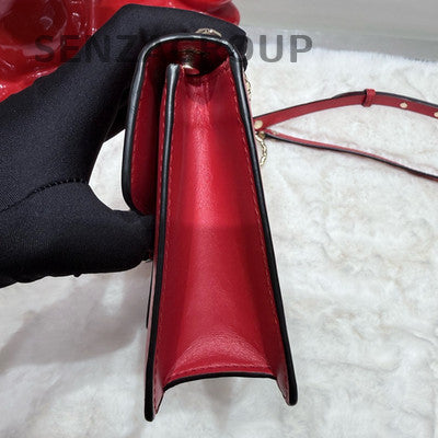 Bvlgari Serpenti Forever WOC Chain Shoulder Crossbody Bag Red Classic Women