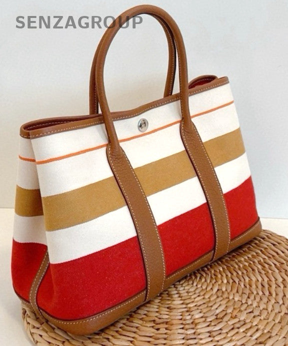 Hermes GardenParty Gp30 Japan Limited Edition tote Handbag Coloful Women